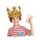 Inflatable crown, approx. 23 cm