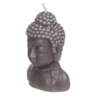 Kerze, Buddha-Kopf, ca. 8 x 6,5 x 12,5 cm,