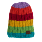 Kids Comfort cap with pompom, Rainbow Colours