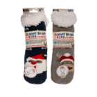 Kids comfort socks, Reindeer & Santa Claus,