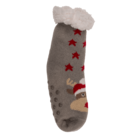 Kids comfort socks, Reindeer & Santa Claus,