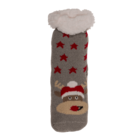 Kids comfort socks, Reindeer & Santa Claus,