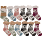 Kids comfort socks, Reindeer, size 22-34,