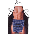 Kitchen apron, Men body with plush penis,