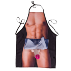 Kitchen apron, Men body with plush penis,