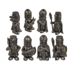 Knights, 4 assorted, 6 x 3,5 x 2,8 cm,