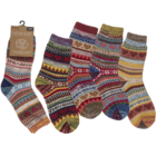 Knitted socks for woman, Good Vibes,