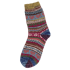 Knitted socks for woman, Good Vibes,