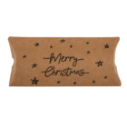 Kraft paper pillow box, Christmas,