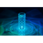 Kristall-Leuchte, ca. 21 x 9 cm, mit Farbwechsel-