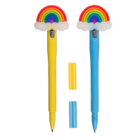 Kugelschreiber, Regenbogen mit LED