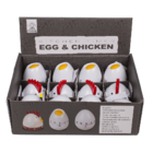 Kurzzeitwecker, Egg & Chicken, ca. 8 x 7 cm,