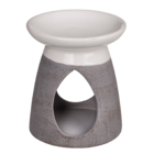 Lámpara aromática blanca/gris en cerámica aprox.,