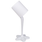 Lámpara de mesa, bote de color, blanco,