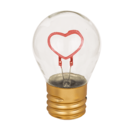 Lámpara LED brillante, corazón, incl. batería de