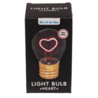 Lámpara LED brillante, corazón, incl. batería de