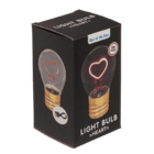Lámpara LED brillante, corazón, incl. batería de