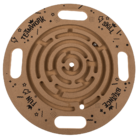 Labyrinthe de disque à billes en acier, 34 cm,