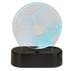 Lampada 3D, Calcio, ca. 16 x 12 cm,