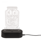 Lampada 3D, Love, ca. 20 cm, in plastica,