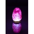 Lampada LED in cristallo di sale, cambia colore