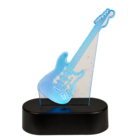 Lampe 3D, Guitare, env. 18 x 12 cm,