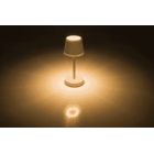 Lampe de table en rose vif avec LED,