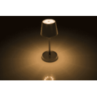 Lampe de table noire avec LED, env. 26 x 10