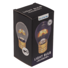 Lampe LED incandescente, arc-en-ciel