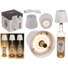 LED bottle lamp, white, 3 modes (on/off/dim.),
