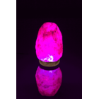 LED salt cristal lamp, colour-changing,