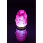 LED salt cristal lamp, colour-changing,