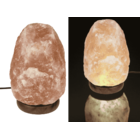 LED salt cristal lamp, warm white,