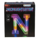 Letra iluminada de neón, N, altura:16 cm,