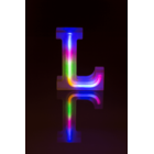 Lettera illuminata al neon, L, altezza: 16 cm,
