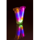 Lettera illuminata al neon, V, altezza: 16 cm,