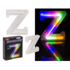 Lettre lumineuse neon, Z, hauteur : 16 cm,