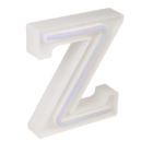 Lettre lumineuse neon, Z, hauteur : 16 cm,