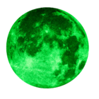 Leuchtender Mond-Sticker, Glow in the Dark,