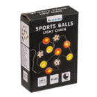 Lichterkette, Sportbälle, mit 10 LED,
