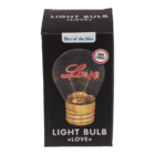 Light Bulb, Love, incl. Lithium battery &