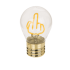 Light Bulb, middle finger, incl. Lithium battery