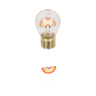 Light Bulb, Rainbow, incl. Lithium battery &