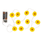 Llight chain, Sunflower, with 10 LED,