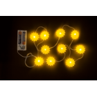 Llight chain, Sunflower, with 10 LED,