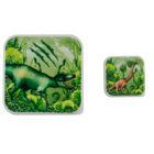 Lunch box, dinosaur, set of 4,