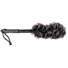 Luxury Pouf Body Bush, with black handle and black