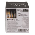 Luz LED para botella, negra