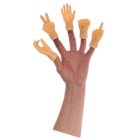 Marionetta da dito, Gesti delle mani,