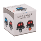 Massagegerät mit 3 LED, ca. 10 cm,